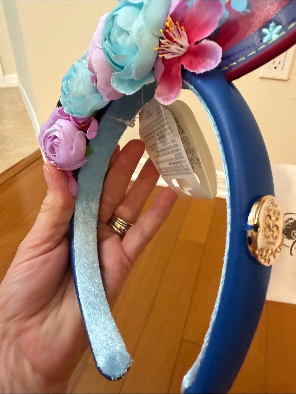 Disney Floral Pegasus & Clouds Padded Ear Headband 85 Years Collectible